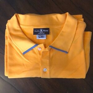 🐰Psycho Bunny Classic Polo embroidered logo front short sleeved collared shirt